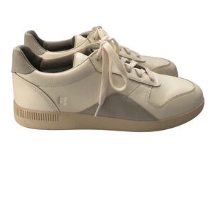 Everlane ReLeather Court Sneaker Cream Size 10